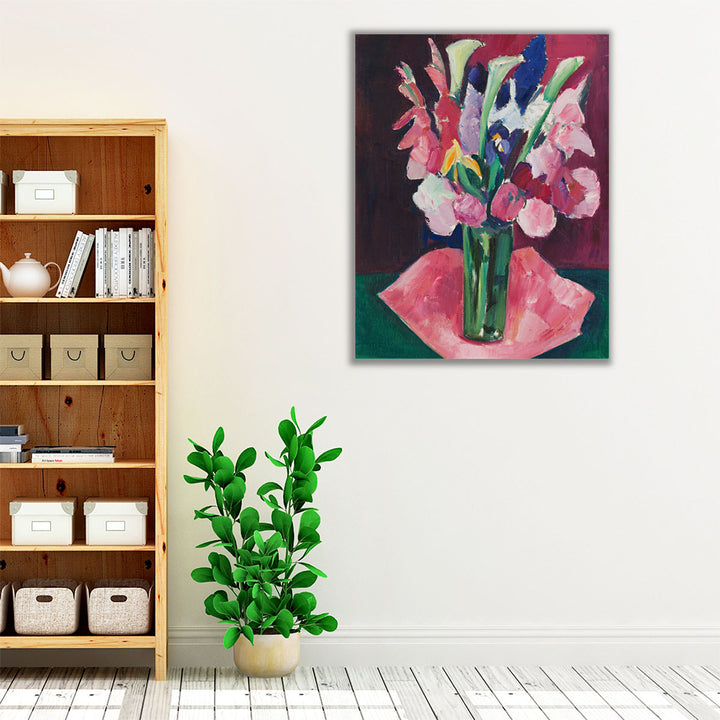Flowers in a Vase - Canvas Print Wall Art