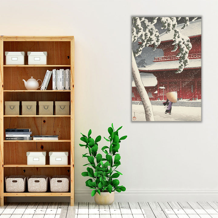 Zojo-ji, Temple in Shiba, 1925 - Canvas Print Wall Art
