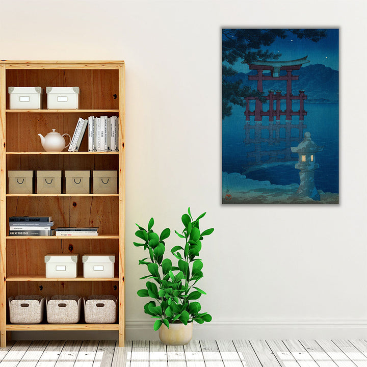 Starlit Night at Miyajima, 1928 - Canvas Print Wall Art