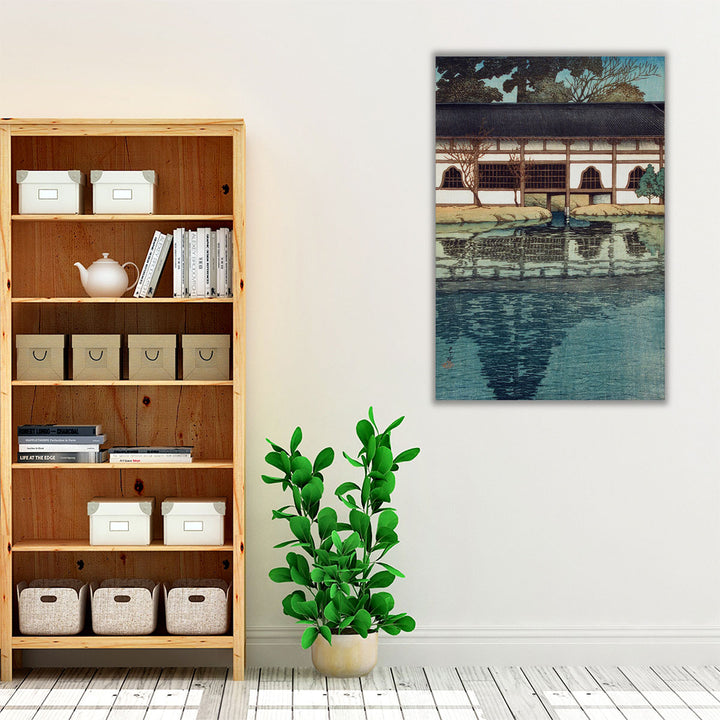 A Section of the Byodo Temple, Uji - Canvas Print Wall Art