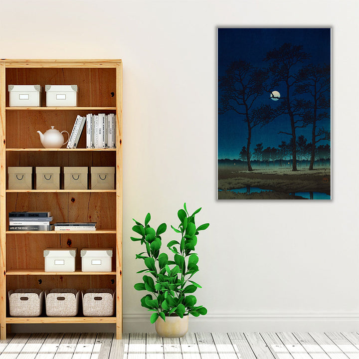 Winter Moon over Toyama Plain, 1931 - Canvas Print Wall Art