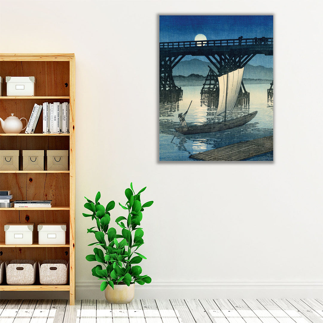 Asahi Bridge, Ojiya - Canvas Print Wall Art
