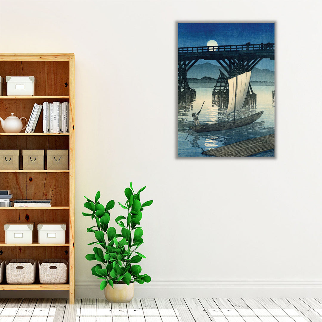 Asahi Bridge, Ojiya - Canvas Print Wall Art