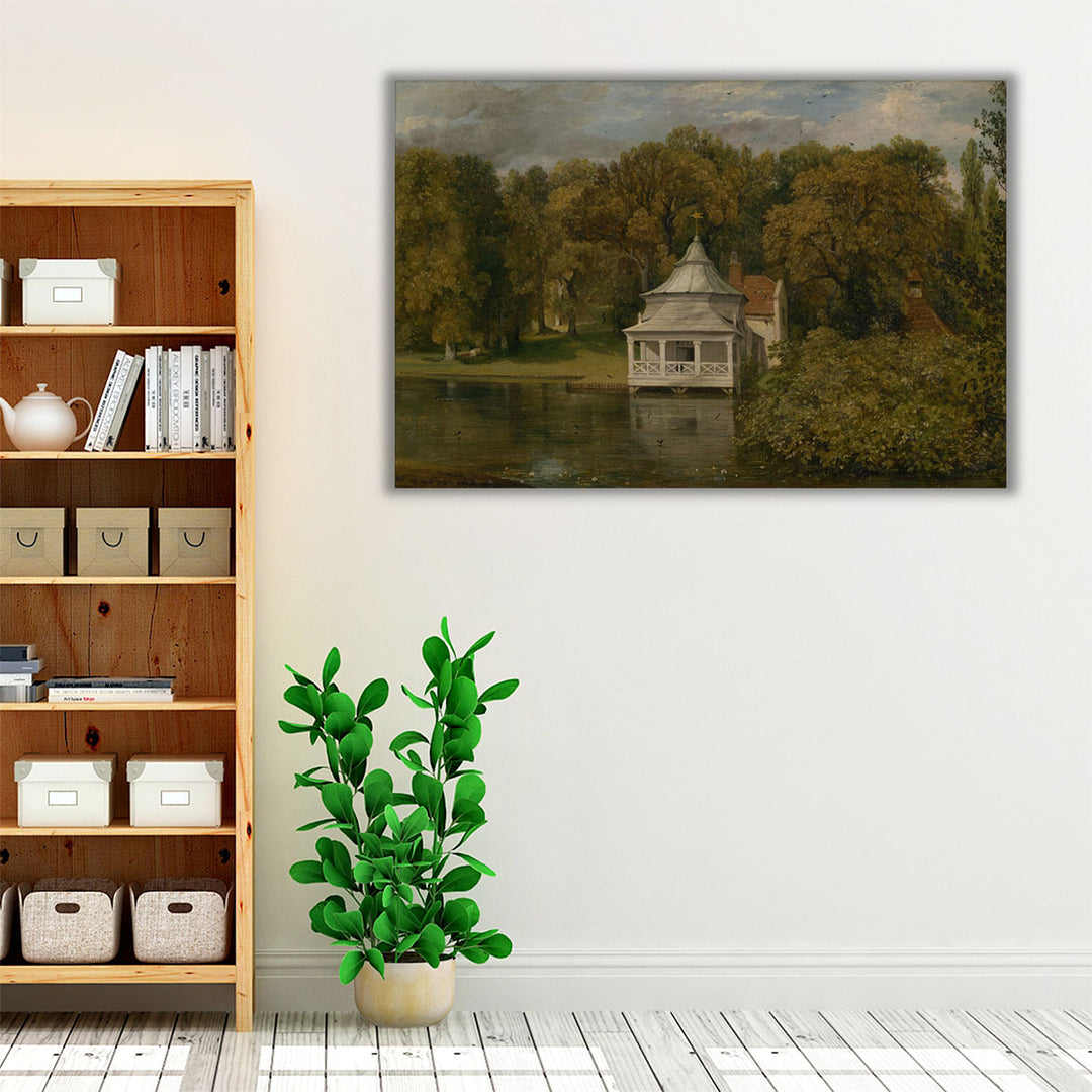 The Quarters behind Alresford Hall - Canvas Print Wall Art