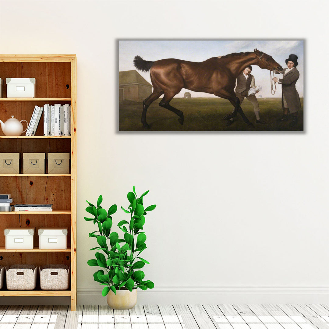 Hambletonian, Rubbing Down - Canvas Print Wall Art