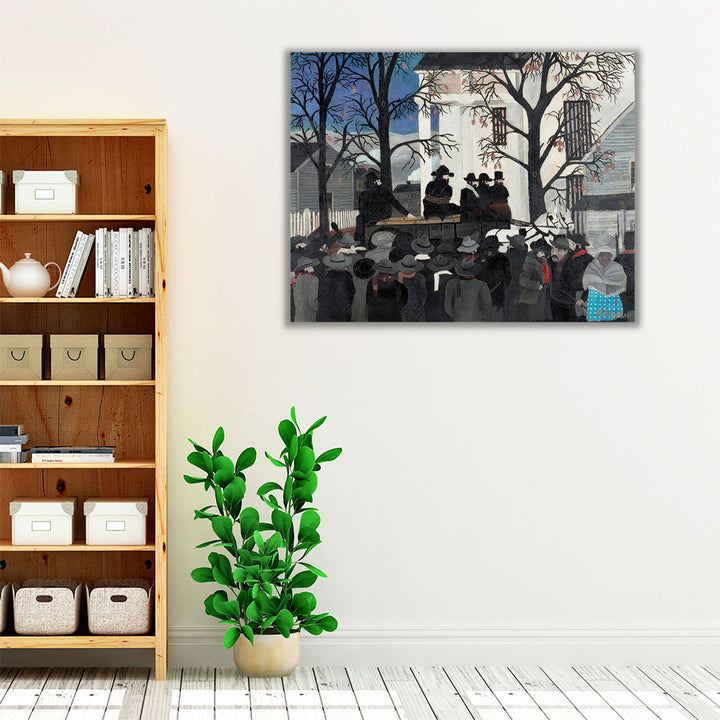 John Brown Going to His Hanging, 1942 - Canvas Print Wall Art