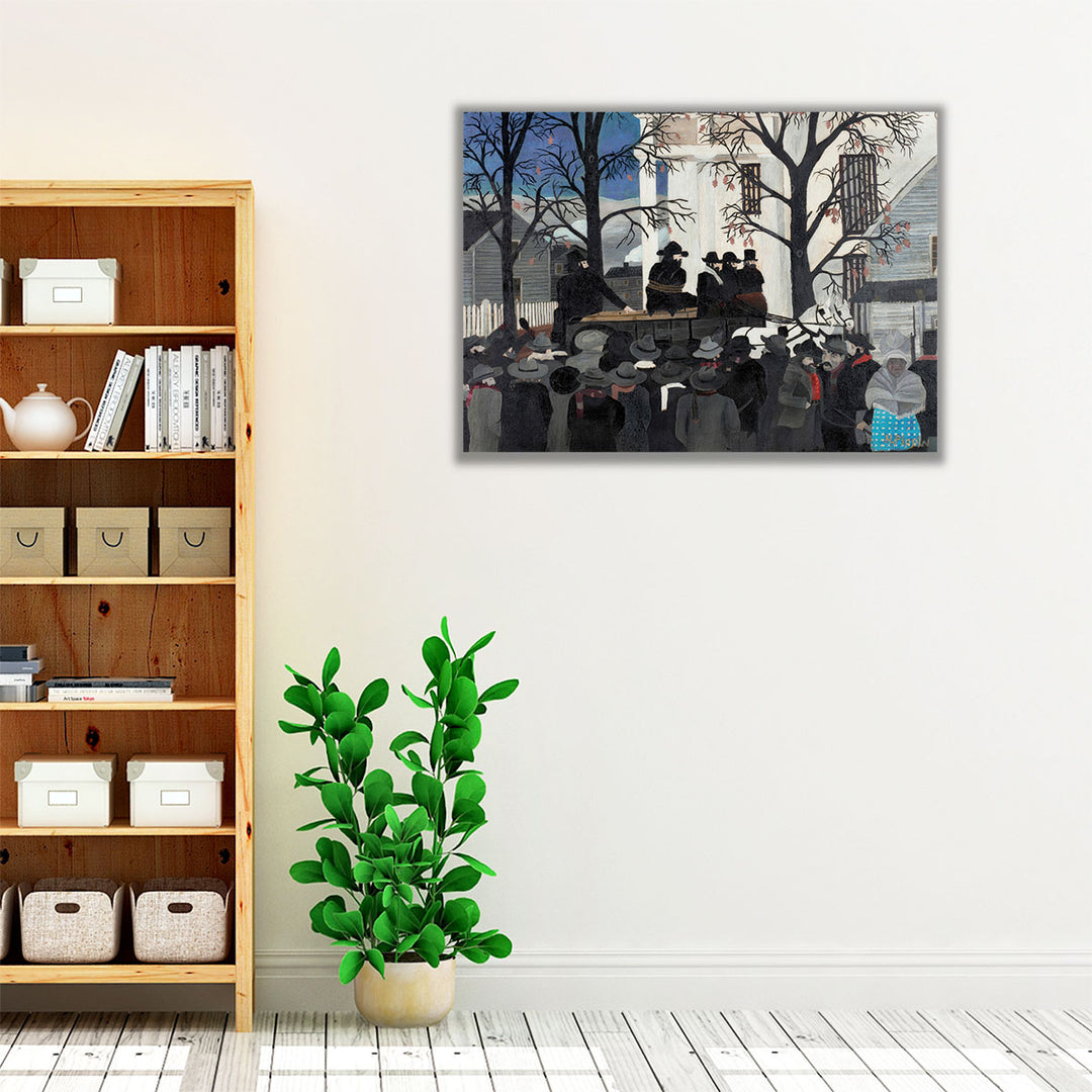 John Brown Going to His Hanging, 1942 - Canvas Print Wall Art