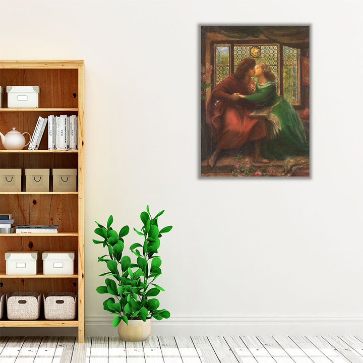 Paolo and Francesca Da Rimini, 1855 - Canvas Print Wall Art