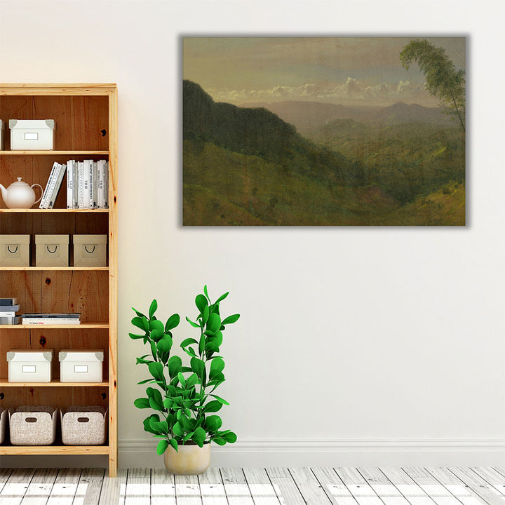 Hilly Landscape - Canvas Print Wall Art