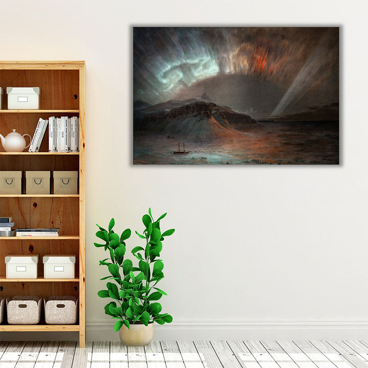 Aurora Borealis, 1865 - Canvas Print Wall Art