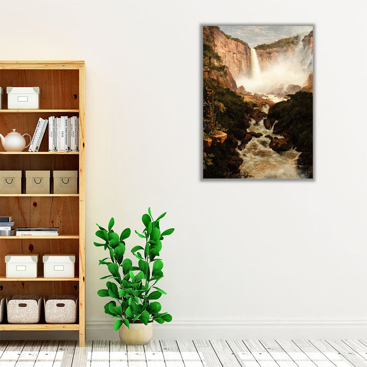 The Falls of the Tequendama near Bogota, New Granada - Canvas Print Wall Art