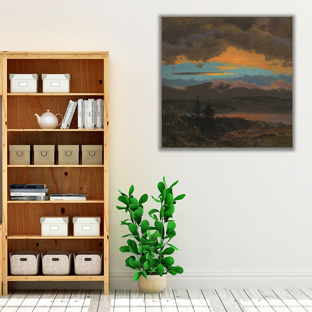 Sunset across the Hudson Valley, New York - Canvas Print Wall Art