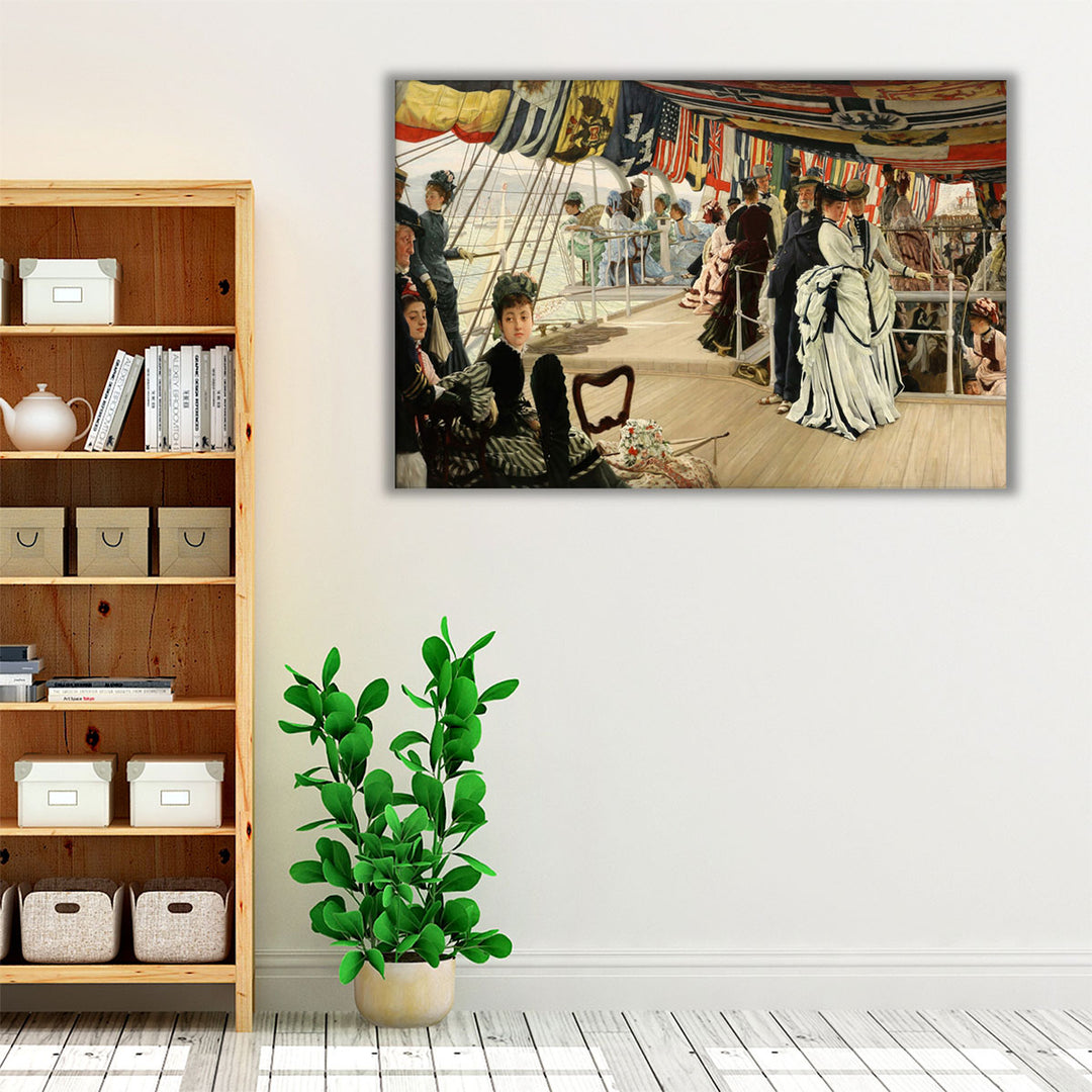 The Ball on Shipboard, 1874 - Canvas Print Wall Art