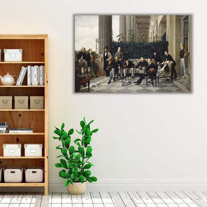 The Circle Of The Rue Royale, 1868 - Canvas Print Wall Art