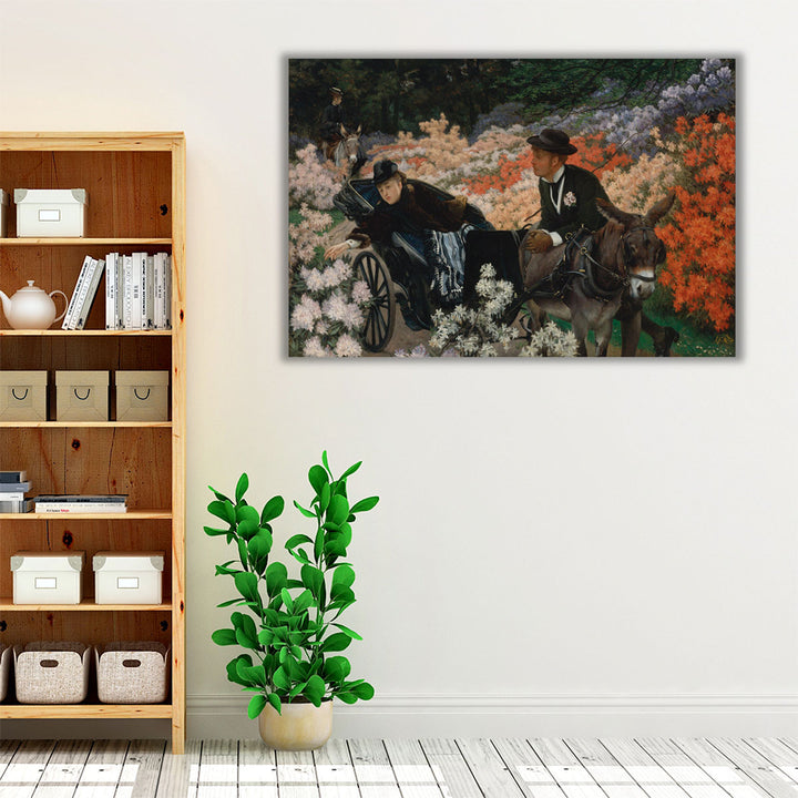 The Morning Ride - Canvas Print Wall Art
