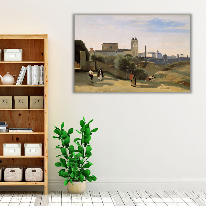 Monte Pincio, Rome, 1942 - Canvas Print Wall Art