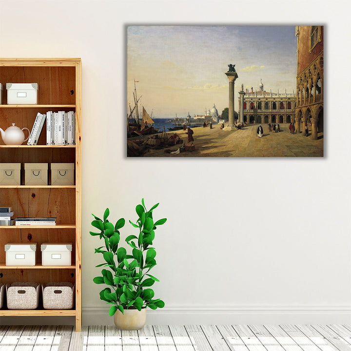 Venise, La Piazetta - Canvas Print Wall Art