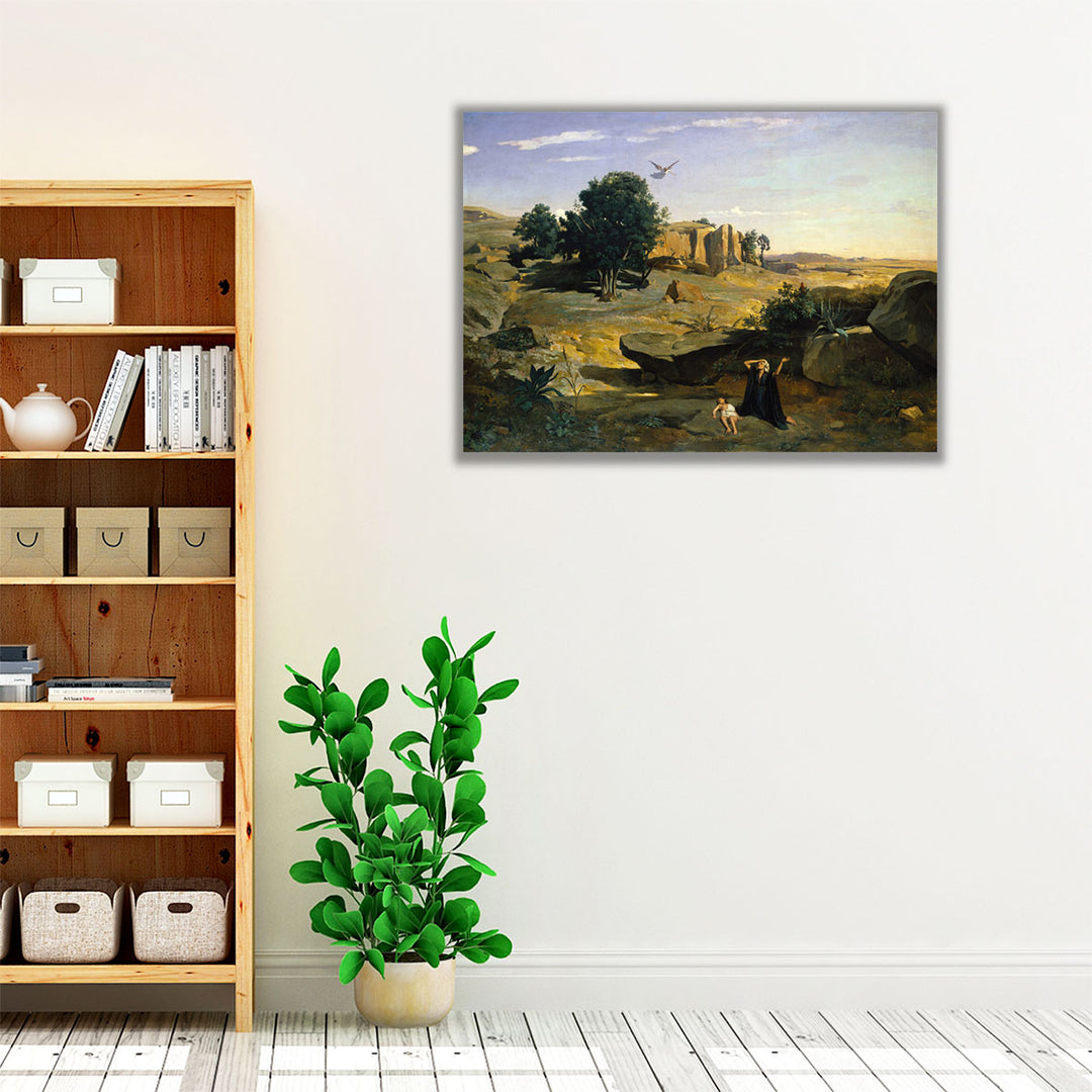 Hagar in the Wilderness, 1835 - Canvas Print Wall Art