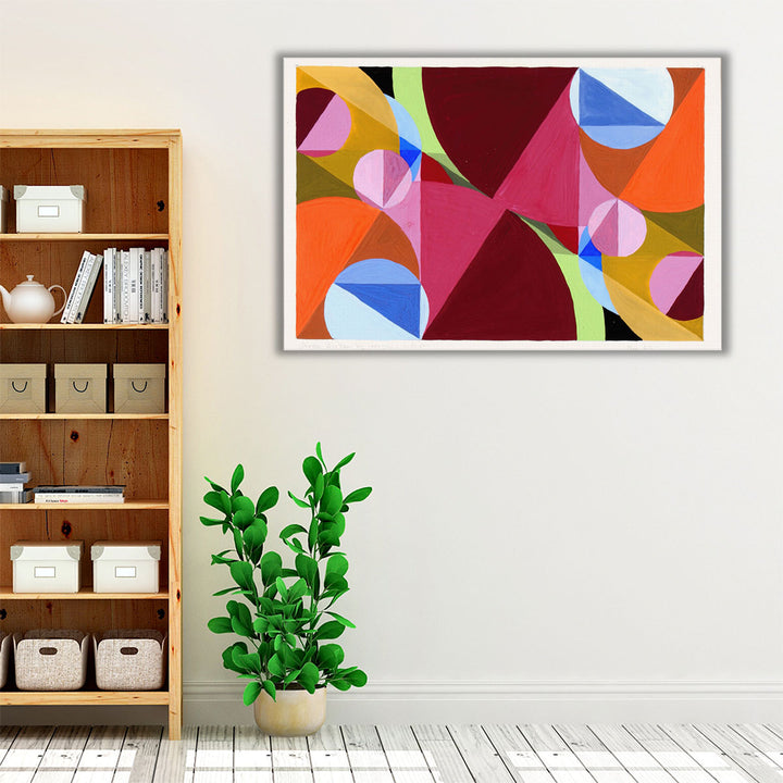 Area Broken by Perpendiculars - Canvas Print Wall Art