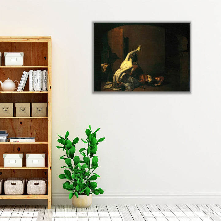 Romeo and Juliet, The Tomb Scene - Canvas Print Wall Art