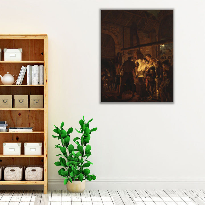 The Blacksmith's Shop - Canvas Print Wall Art