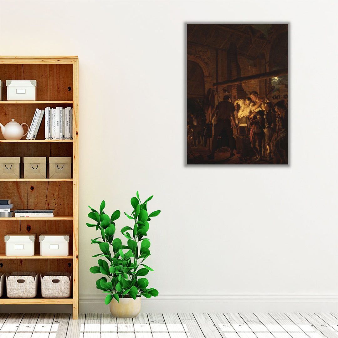 The Blacksmith's Shop - Canvas Print Wall Art