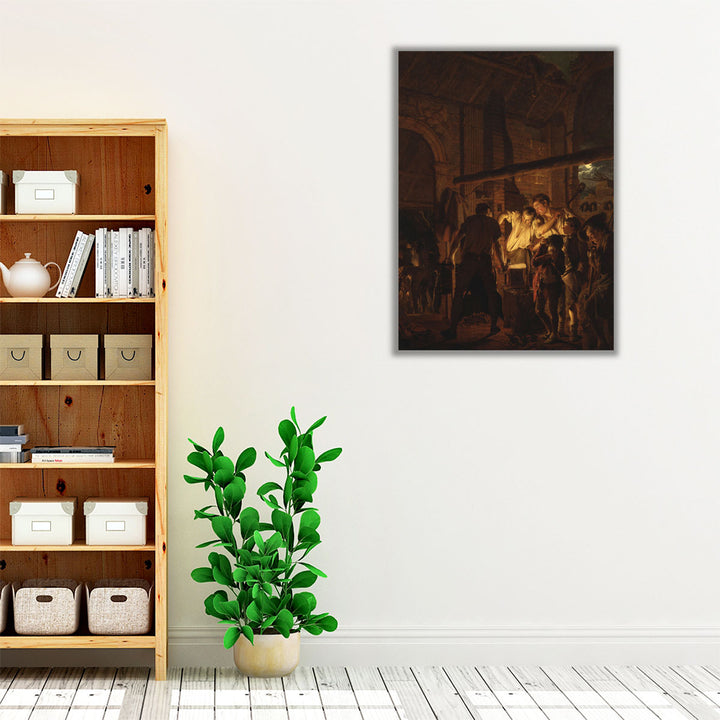 The Blacksmith's Shop - Canvas Print Wall Art