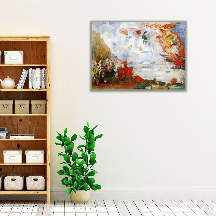 Tribulations of Saint Anthony - Canvas Print Wall Art
