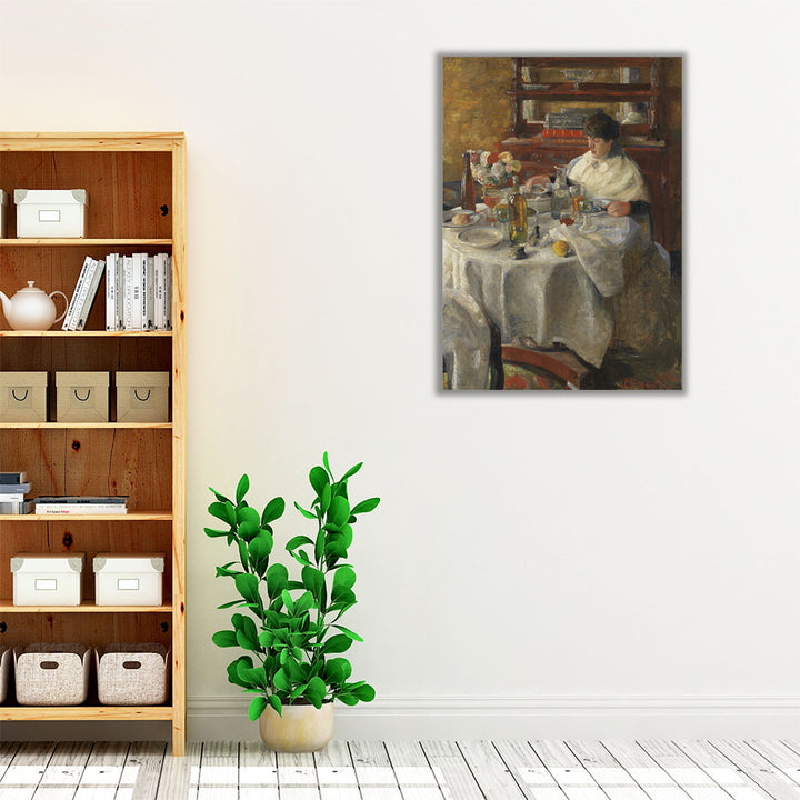 The Oyster Eater - Canvas Print Wall Art