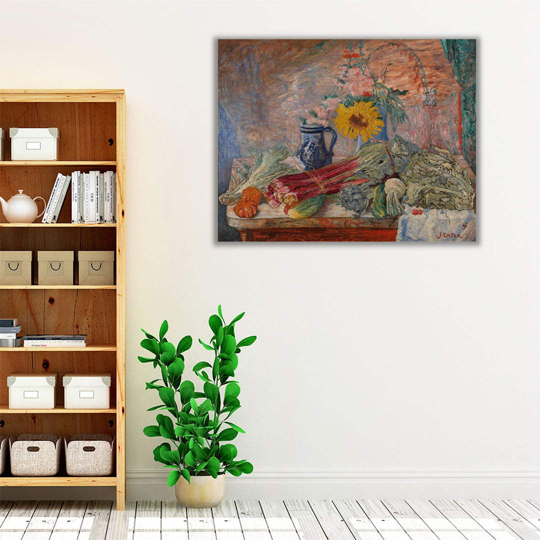 Flowers and Vegetables, 1896 - Canvas Print Wall Art