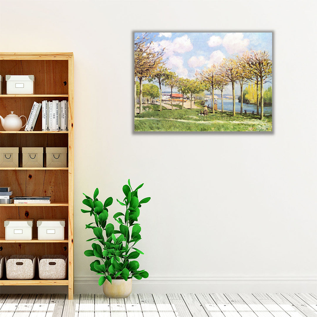 The Seine at Bougival - Canvas Print Wall Art