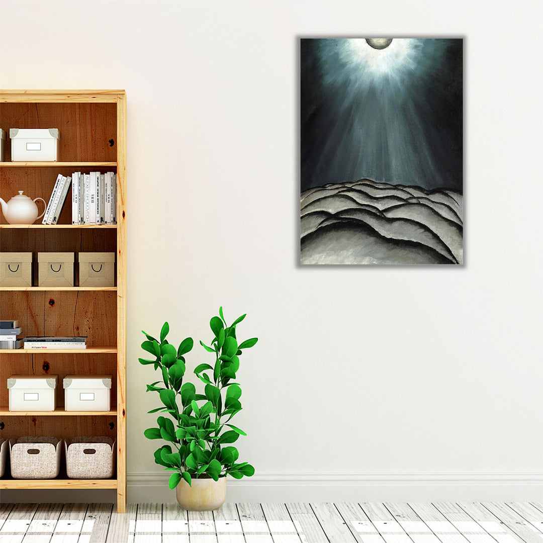 Moon and Sea No. II - Canvas Print Wall Art