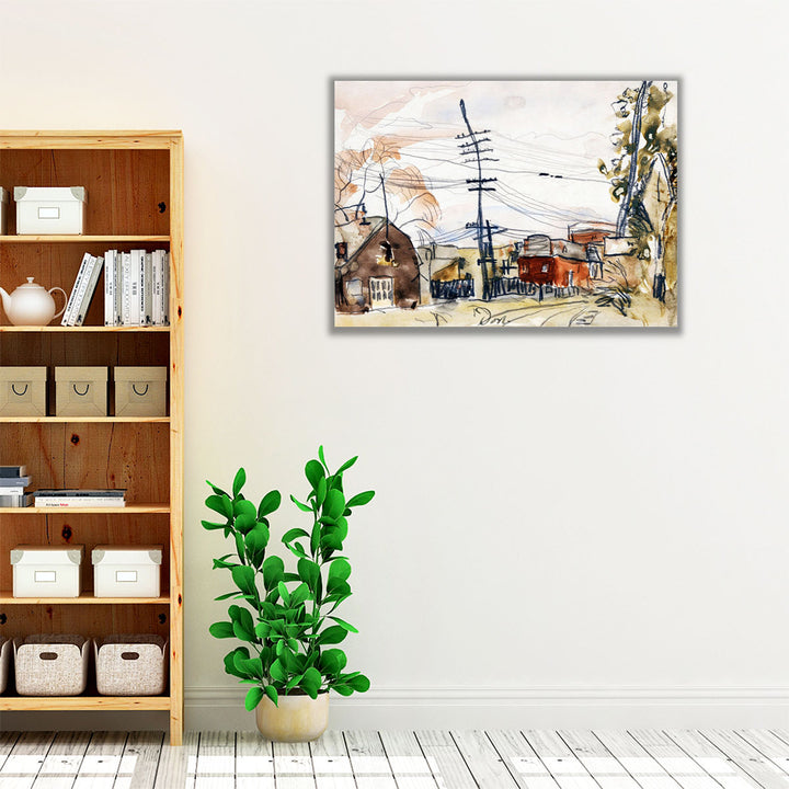 Fall Brook Railroad - Canvas Print Wall Art