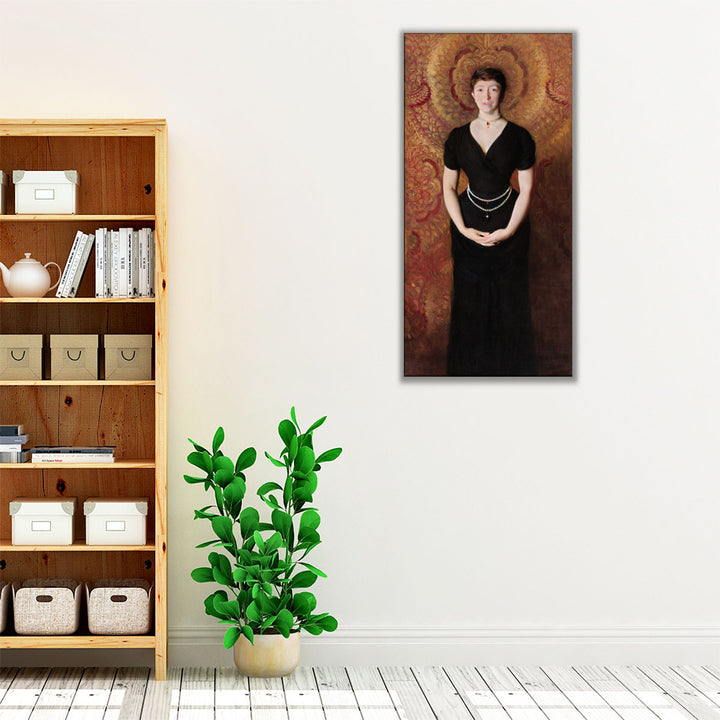 Portrait of Isabella Stewart Gardner - Canvas Print Wall Art