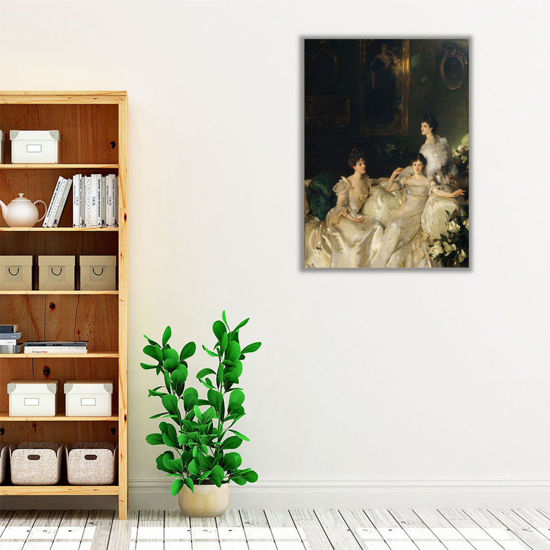 The Wyndham Sisters, Lady Elcho, Mrs. Adeane, and Mrs. Tennant, 1899 - Canvas Print Wall Art