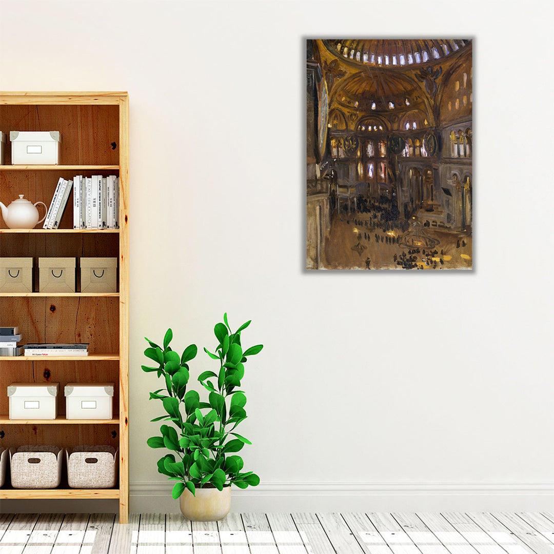 Interior of the Hagia Sophia - Canvas Print Wall Art
