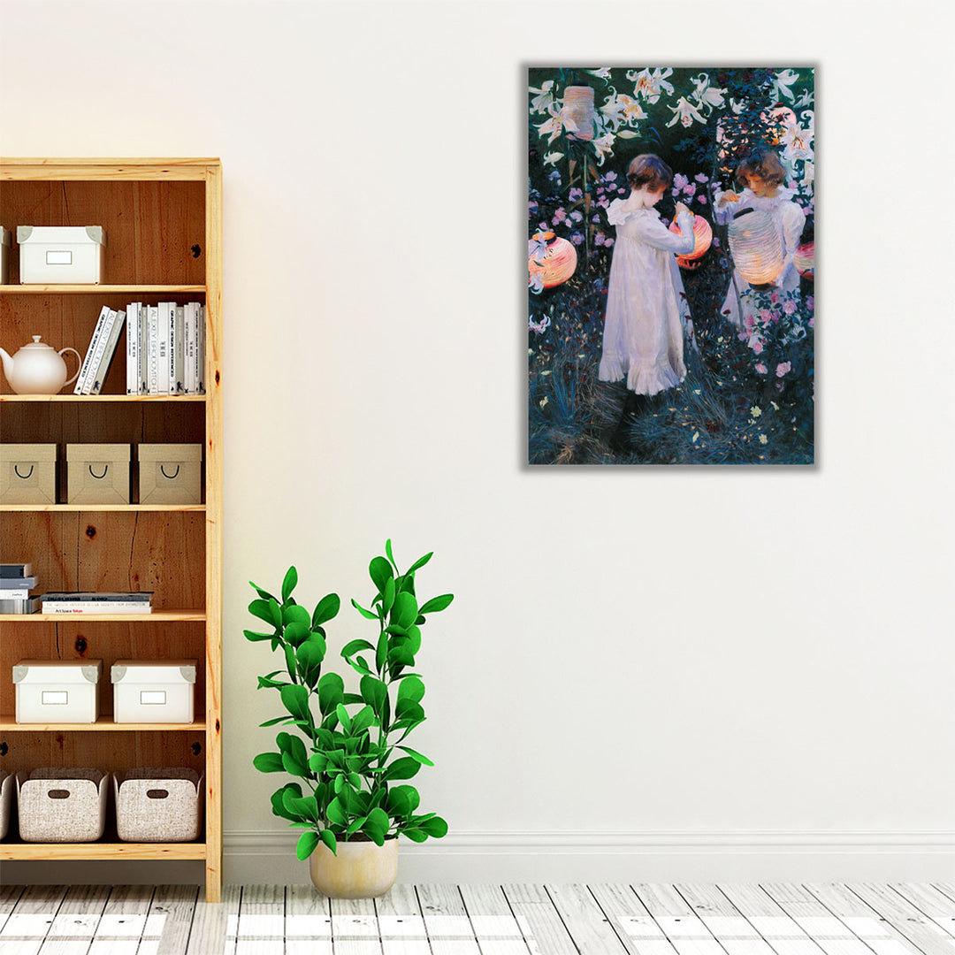 Carnation, Lily, Rose - Canvas Print Wall Art