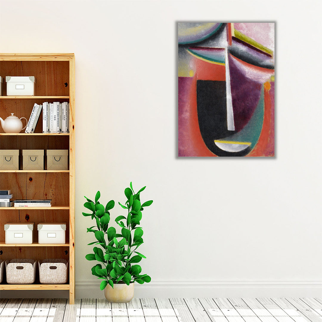 Abstract Head, Mysterium, 1925 - Canvas Print Wall Art