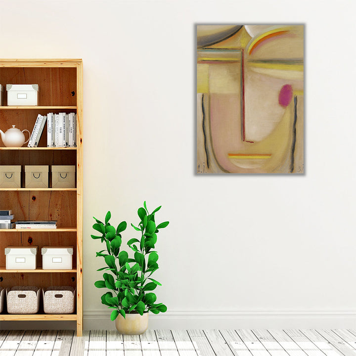 Abstract Head, Gold and Pink, 1931 - Canvas Print Wall Art