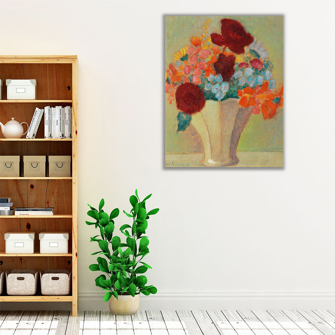 Grosses Stillleben, Helles Bouquet - Canvas Print Wall Art