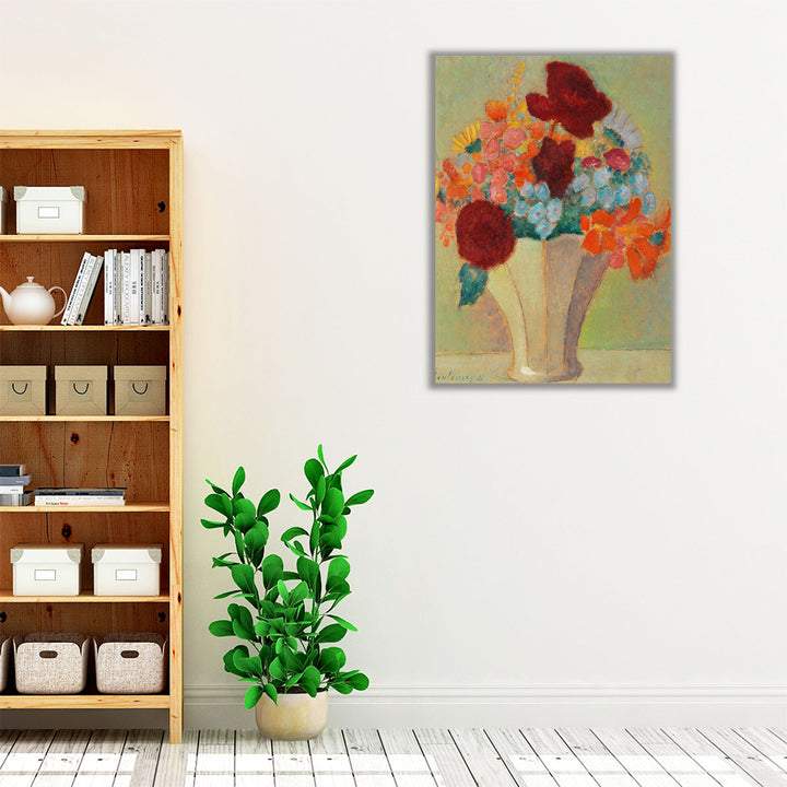 Grosses Stillleben, Helles Bouquet - Canvas Print Wall Art