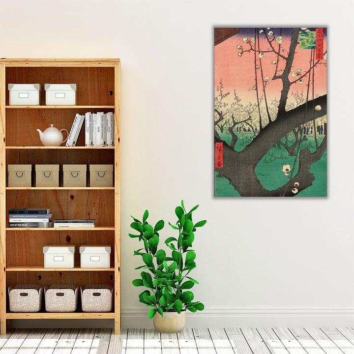Plum Garden, Kameido, 1857 - Canvas Print Wall Art