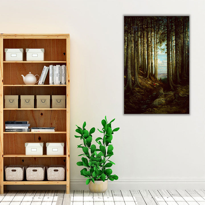 Alpine Scene - Canvas Print Wall Art