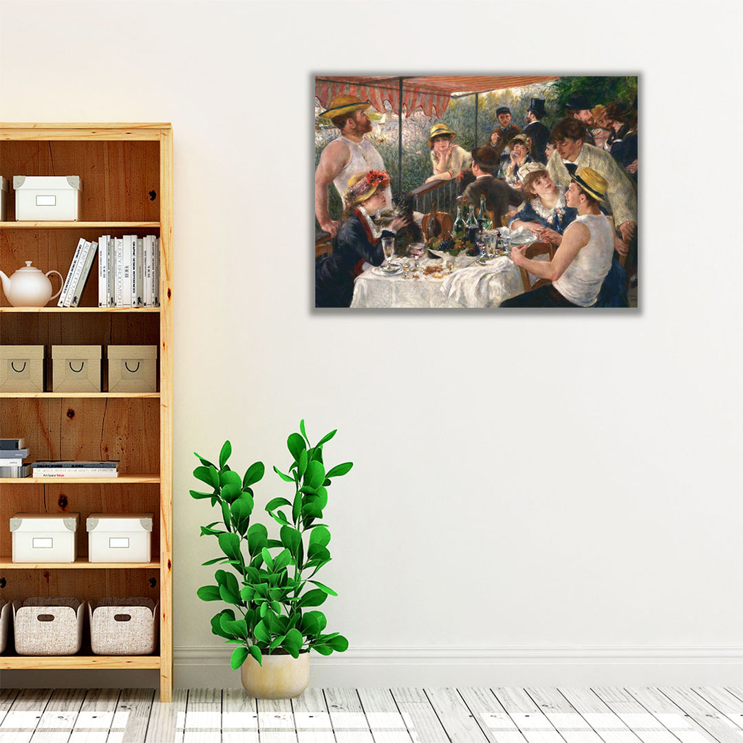 Luncheon of the Boating Party - Canvas Print Wall Art