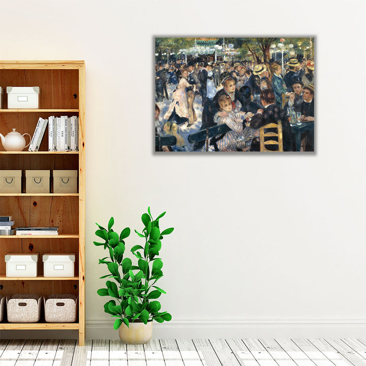Le Moulin de la Galette - Canvas Print Wall Art