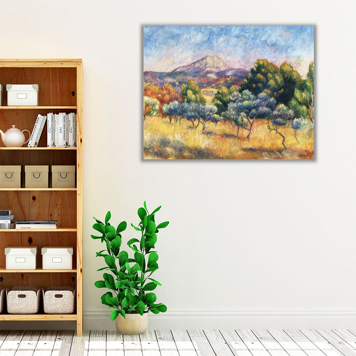 Montagne Sainte Victoire - Canvas Print Wall Art
