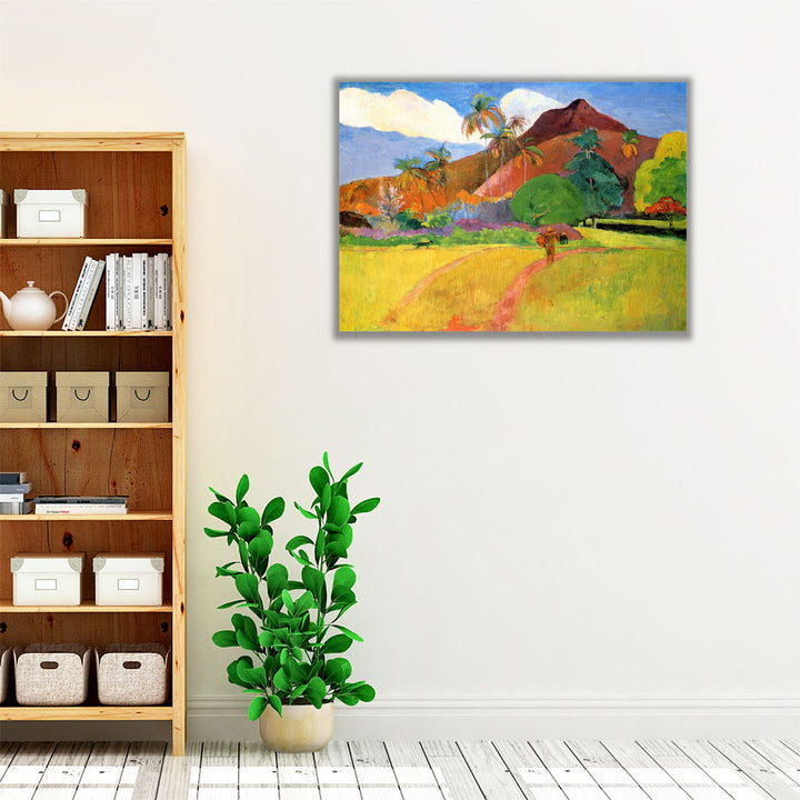 Tahitian Mountains, 1893 - Canvas Print Wall Art