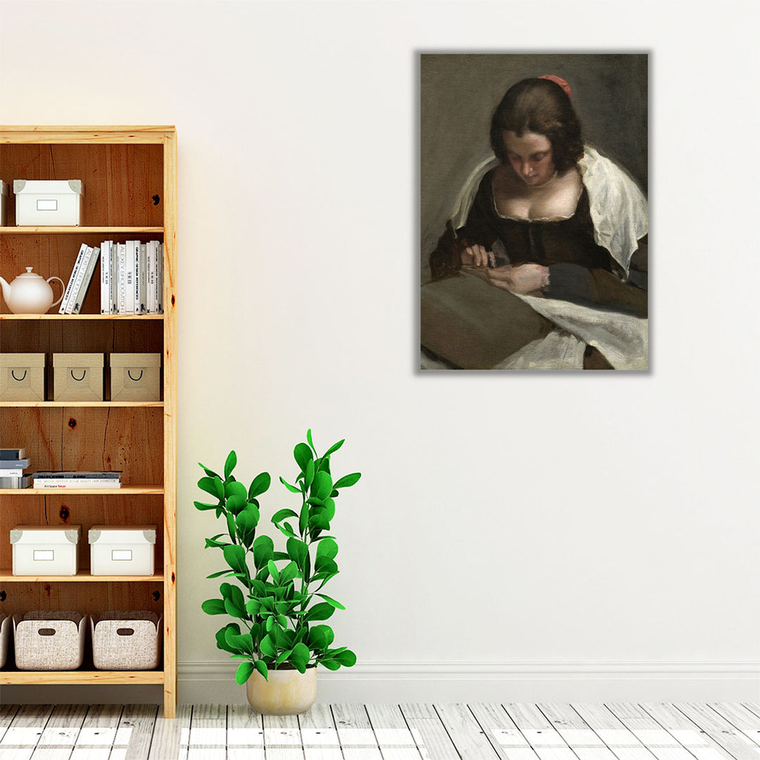 The Needlewoman - Canvas Print Wall Art