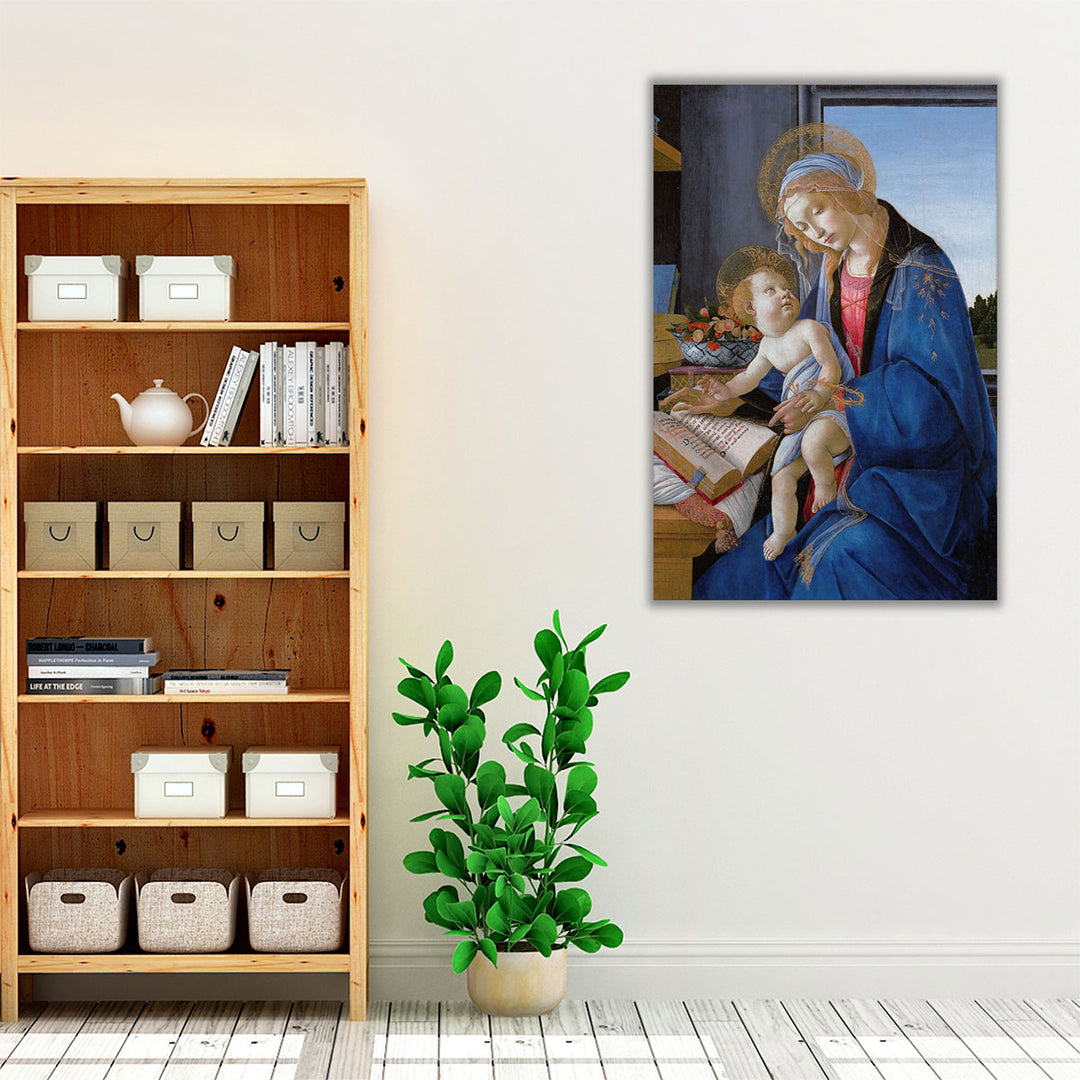 The Virgin and Child, The Madonna of the Book, 1480 - Canvas Print Wall Art