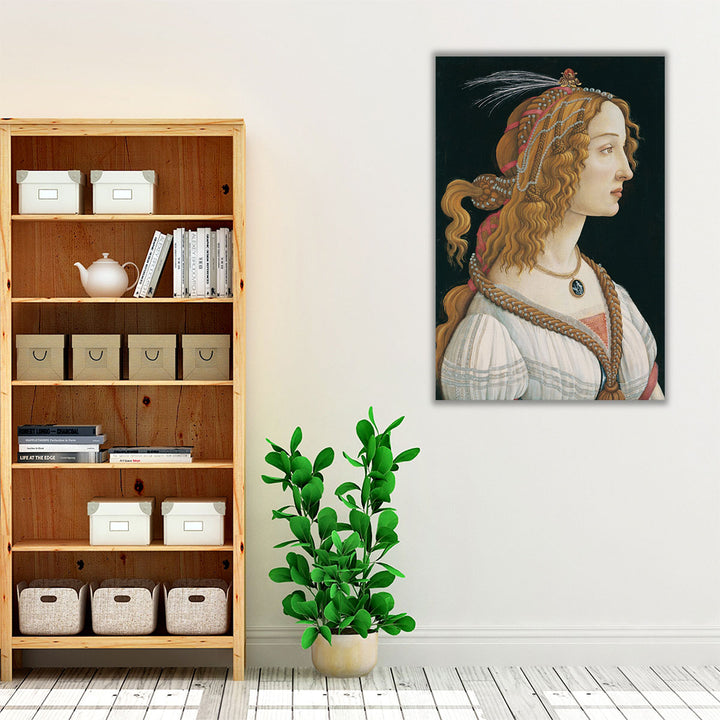 Portrait of a Lady - Canvas Print Wall Art